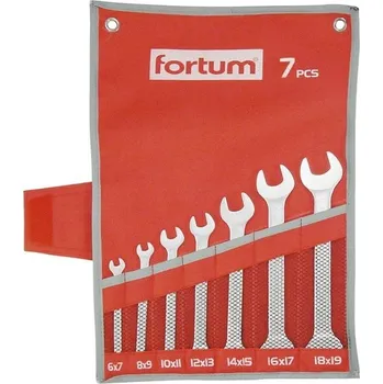 FORTUM 4730103 Klíče ploché, sada 7ks, 6-19mm
