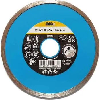 Dílna MAGG DKC125 Diamantový kotouč celoobvodový 125x22,2mm