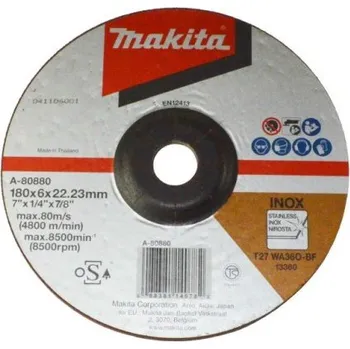 Příslušenství k brusce Makita A-80880 Kotouč brusný 180x6mm na nerez