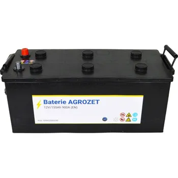 Autobaterie AGROZET Premium Baterie 12V/155Ah 900A EN