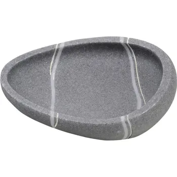 Dávkovač mýdla Sapho Little Rock 22190307 mýdlenka na postavení tmavá