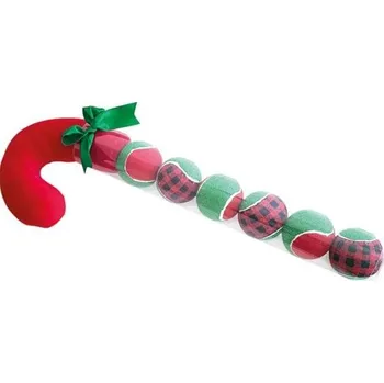 Hračka pro psa Nobby Pet Shop Gmbh Hračka tenis vánoč. Míčky 6,5cm 6ks Nobby