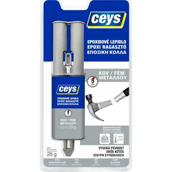 Průmyslové lepidlo CEYS 48510230 Epoxidové lepidlo dvousložkové kov 28g