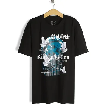 Pánské tričko GATE Bavlněné tričko s potiskem M 125-0044/89