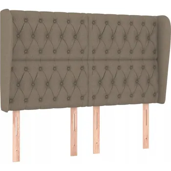 Čelo postele taupe 147x23x118/128 cm
