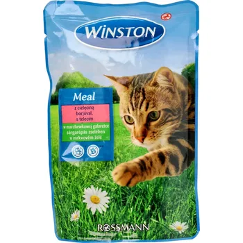 Krmivo pro psa Winston vlhké krmivo telecí maso v mrkvové rosolu 100g