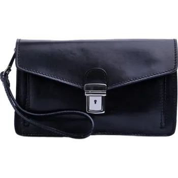 Pánská aktovka Pánská kožená etue na doklady 100-A černá poslední kus, IL GIGLIO