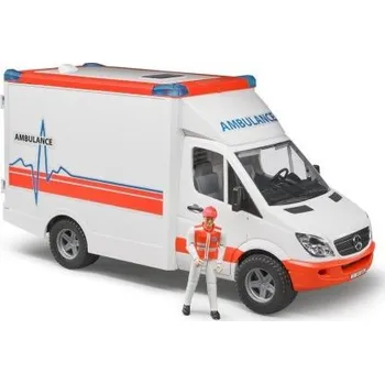 autíčko Bruder 02676 MB Sprinter sanitka s příslušenstvím