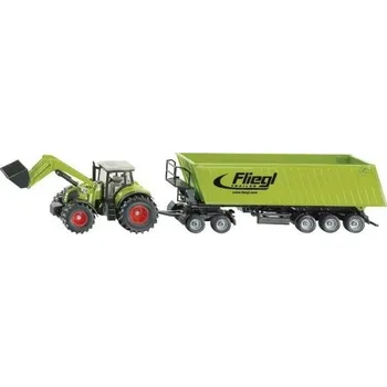 Dětské zboží Traktor Claas Axion s Vlekem Fliegl S01949