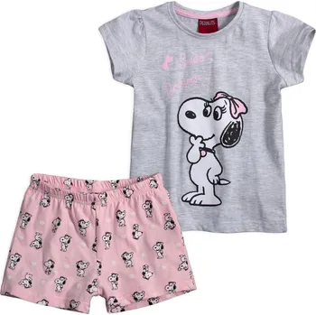 Dívčí pyžamo Dívčí pyžamo SNOOPY SWEET DREAMS šedé Velikost: 110-116