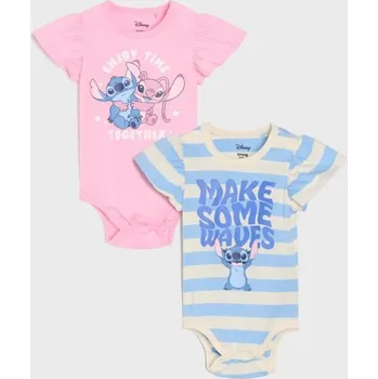 Sinsay - Sada 2 body Stitch - begóniová - 316DG-31X - 316DG-31X-98