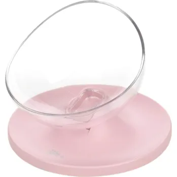 miska pro kočku Vyvýšená a naklápěcí miska pro kočky růžová