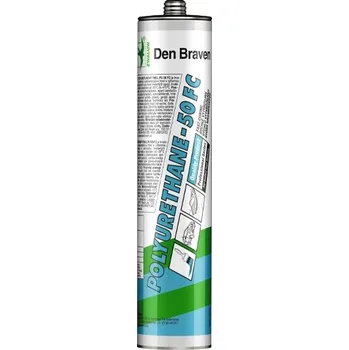 Stavebniny DEN BRAVEN Polyurethanový tmel HNĚDÁ 300 ml PU 50 FC