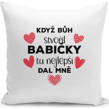 Polštář Polštář - Když bůh stvořil babičky