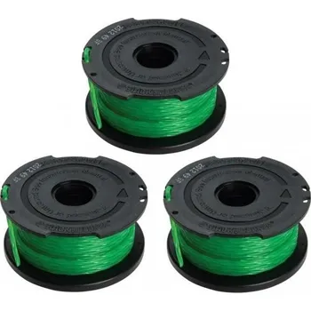 Strunová hlava Black&Decker A6486 Náhradní struna Reflex 2,0 mm x 6,0 m na cívce, 3ks