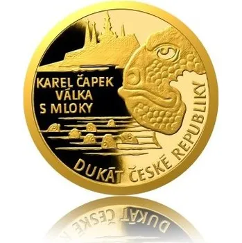 2017 - Dukát České republiky 2017 - Karel Čapek - Válka s mloky