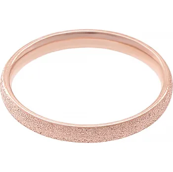 Souprava šperků MPM Dámský ocelový rose gold nerezový prsten 6810 (velikost 57) - růžově pozlacený