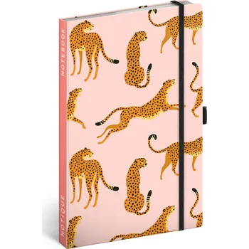 Blok Presco NOTIQUE Notes Leopardi, linkovaný, 13 x 21 cm