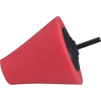 Lešticí kotouč Extol 8804568 Kužel leštící pěnový, T10 - červený