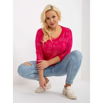 Dámská halenka Blouse-RV-BZ-8514.04P-fuchsia RELEVANCE červená 3201248