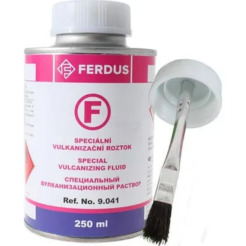 Sada na opravu pneumatiky Speciální vulkanizační roztok F 250 ml + menší štětec