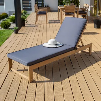 Zahradní lehátko Dřevěné polohovací zahradní lehátko Roxane PATIO 47533