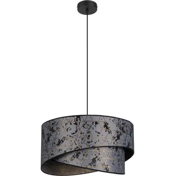 Lustr na lanku REZO 1xE27/60W/230V šedá