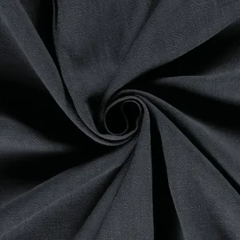 Praný len stonewashed v tmavě modré barvě 02155/600K