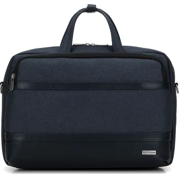Kabelka Pánská taška na notebook 15,6” s lemem z umělé kůže | WITTCHEN | 98-3P-500-7