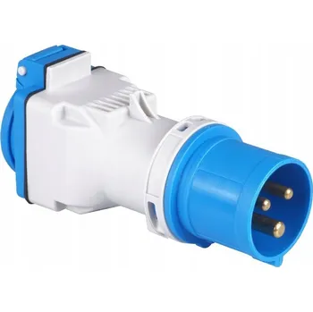 Elektrická zásuvka Kempingový adaptér CEE 16A na 230V zásuvku Schuko TP Electric