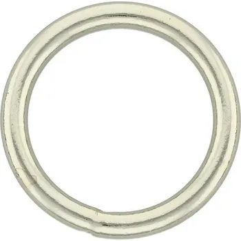 Pro Háčkování Sedlářský kroužek 40 mm nikl Počet: 50 ks