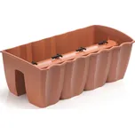 PROSPERPLAST truhlík balkonový CROWN 58x28x20 cm - Teracota