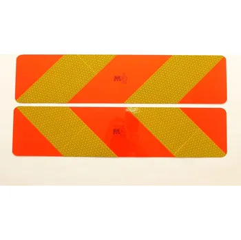 Odrazová reflexní tabule zadní - tahač - samolepka sada 2 ks