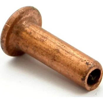 Nýt Nýt-rovná hlava-CU D 8X18 ČSN 022381.7