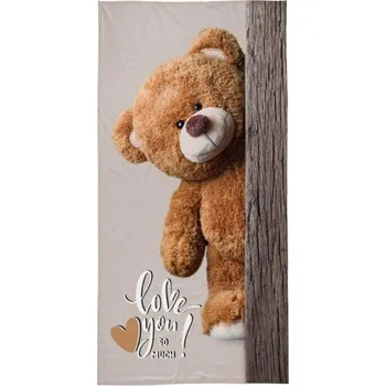 Plážová osuška, Medvídek, 70 x 140 cm