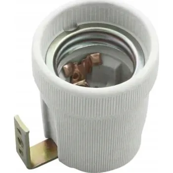 Objímka na žárovku BERGE Keramický objímka E27 s boční objímkou EC20679