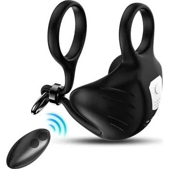 SuperLove Scrotum Testicles Vibrator Black