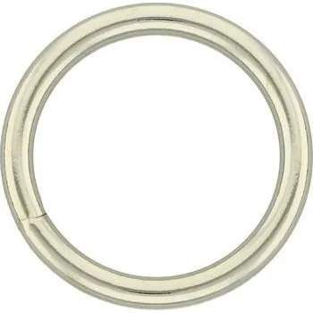 Pro Háčkování Sedlářský kroužek 25 mm, nikl Počet: 1 ks