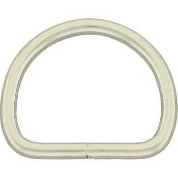 Organizér galanterie Pro Háčkování Sedlářský polokroužek 30 mm nikl Počet: 50 ks