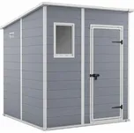 Zahradní domek Keter MANOR 6 x 6 Penthouse šedý / bílý, s podlahou