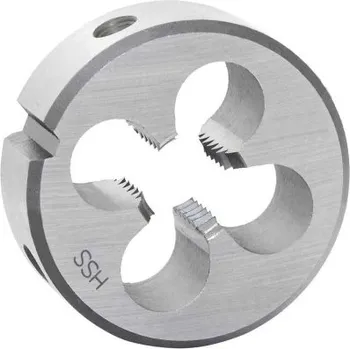 Závitořezný nástroj Bučovice Tools 240041 - Závitové kruhové čelisti Metrický závit ZKČ M 4x0,5mm, Rychlořezná ocel (HSS), ČSN EN 22 568