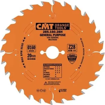 Pilový kotouč CMT Orange Tools C28504808M - Kotouč pilový na dřevo pr. 200x3,2x30 mm 48 zubů ATB