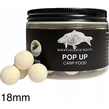 Boilies Wratislavia Baits Natural Pop-Up Kreveta 16 mm / 100 ml - plovoucí boilies