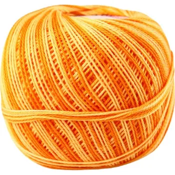 Příze Niťárna Háčkovací příze Sněhurka ombré 21162 světle oranžová