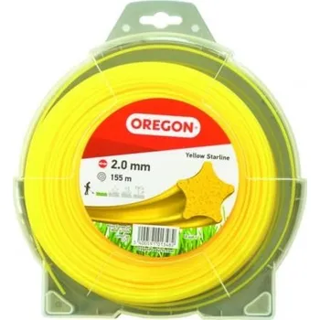 Příslušenství k zahradní technice OREGON 69-448-Y Žací struna ŽLUTÁ 2,0mm x 155m Hvězda
