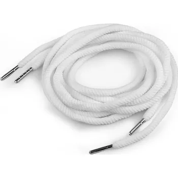 Oděvní šňůra s koncovkami do kapucí, délka 130 cm