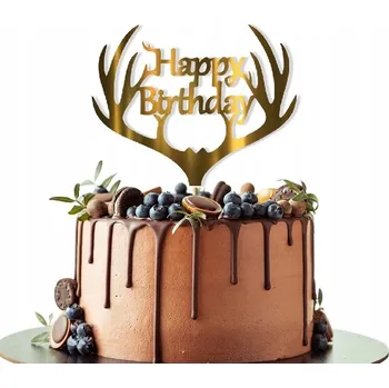 Obraz Zápich do dortu pro myslivce ROHY jelena ZLATÉ