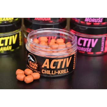 Boilies BLACK CARP Balanced Activ Chilli Krill 50g 10mm (BLACK CARP Balanced Activ Chilli Krill 50g 10mm)