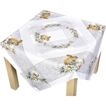 Velikonoční dekorace Ubrus velikonoční, Hnědý zajíc