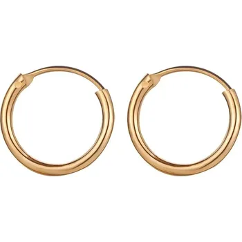 Náušnice Minimalistické kruhové náušnice - zlatá-361188